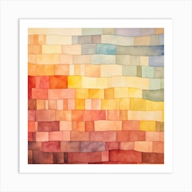 Abstract Watercolor Painting Art Print