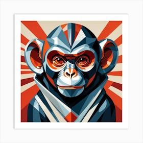 Monkey Art Print