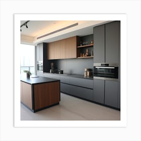 Modern Kitchen Design Art Print