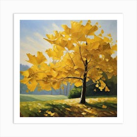 Ginkgo Tree Art Print