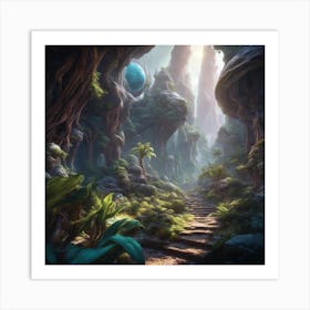 Fantasy Forest Art Print