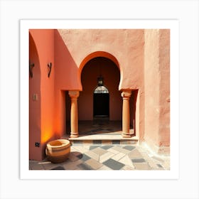 Courtyard Of A House Art Print