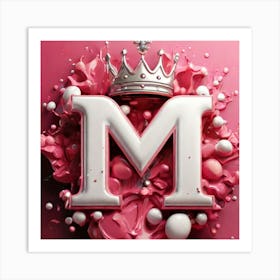 Letter M Art Print