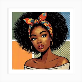 Afro Pop Art 1 Art Print