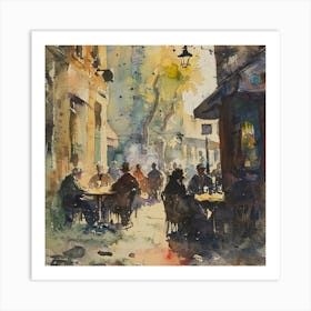 Amsterdam Coffee Culture Series Art Print