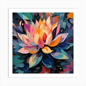 Lotus Flower 46 Art Print