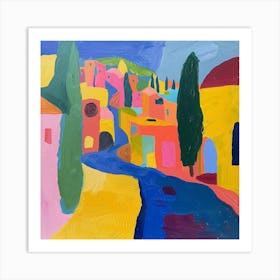 Abstract Travel Collection Italy 4 Art Print