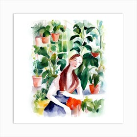 Watercolor Painting Art Print