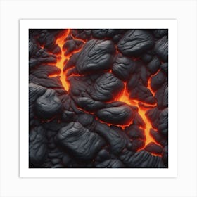 Lava Flow 32 Art Print