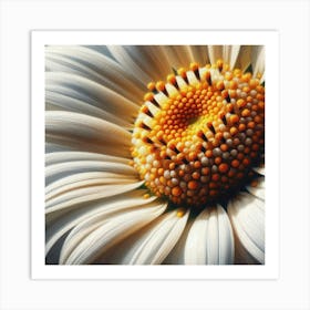 White Daisy Art Print