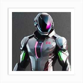 Futuristic Suit 5 Art Print