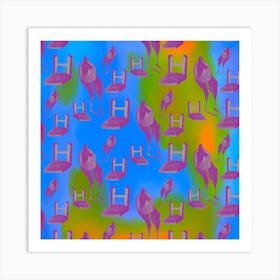 Fire To Us Square Art Print