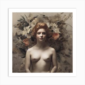 Retro Aphrodite Art Print