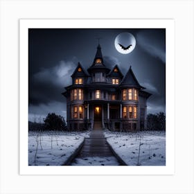 Haunted House Art Print