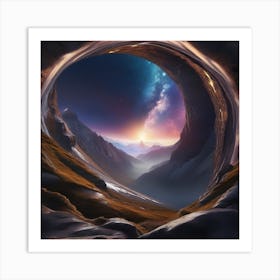 The wave Art Print