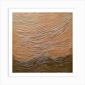 Wavy Lines Art Print