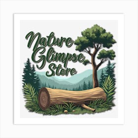 Nature Glimmer Store Art Print