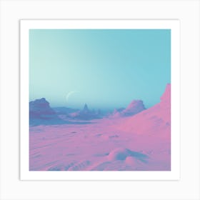 Lunar Landscape Art Print