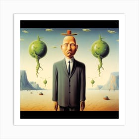 Man In A Suit Art Print