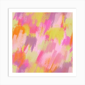 Abstract Tropical vibes Art Print