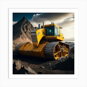 Buldozer Mountain (38) Art Print