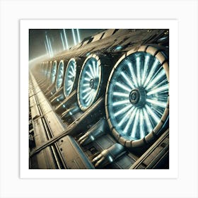 Energy Shield Generators Converted Art Print