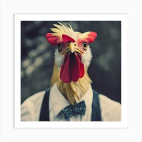 Rooster 5 Art Print