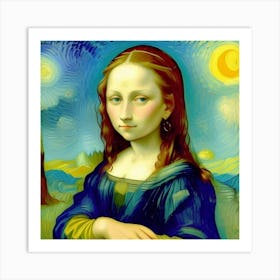 The Young Lady of the Louvre A New Portrait Art Print