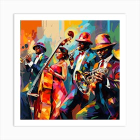 Jazz Band Art Print