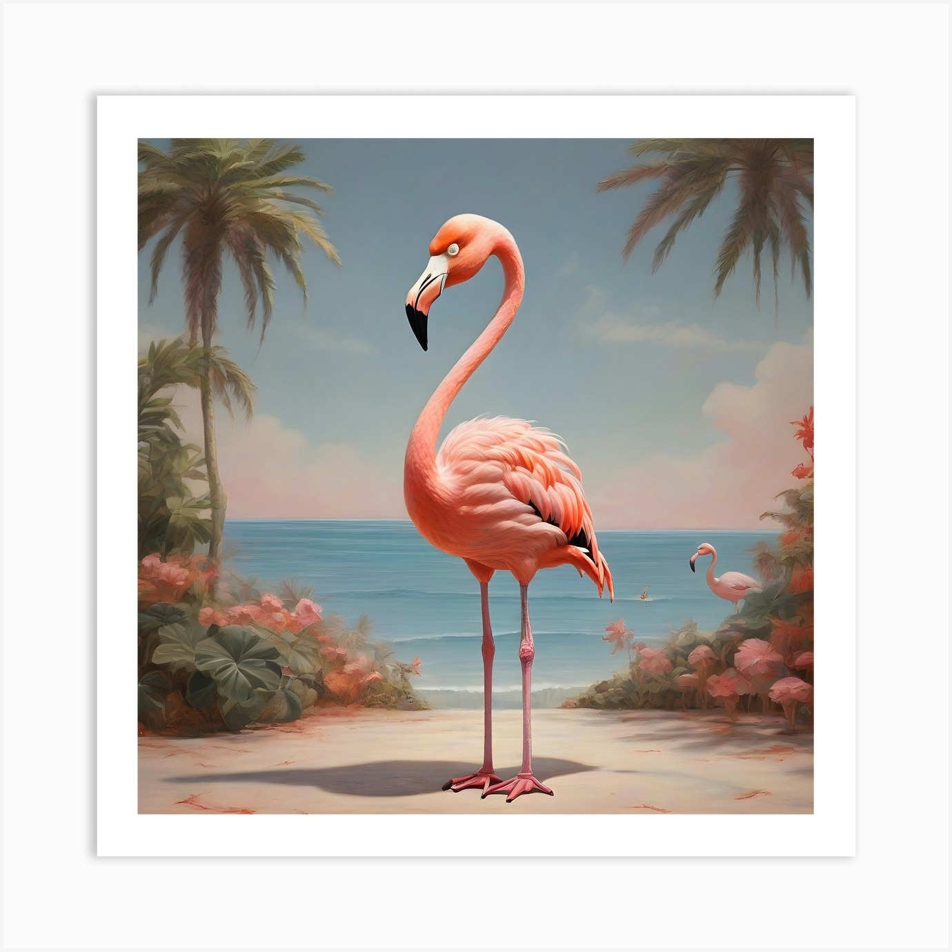 Flamingo Print