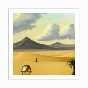 Desert Landscape 1 Art Print