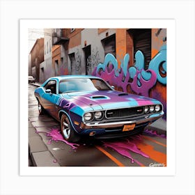 Dodge Challenger Art Print