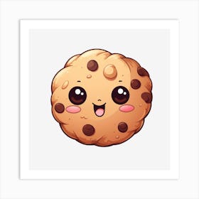 Kawaii Cookie 1 Art Print