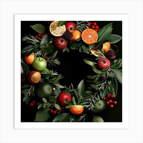 Christmas Wreath 2 1 Art Print