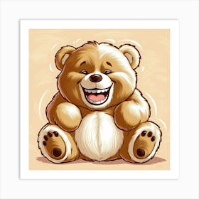 Teddy Bear Art Print