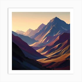 Mountain Landscape 18 Art Print