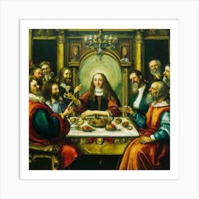 Reminiscent of the Last Supper Art Print