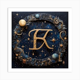 Letter K Art Print