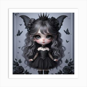 Gothic Girl Art Print