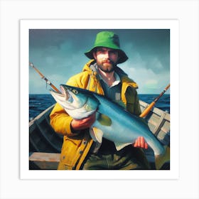 Proud Irish Fisherman Art Print