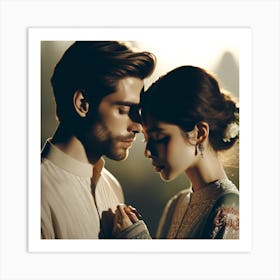 Lovers Art Print