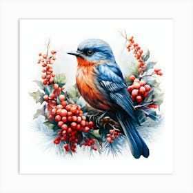 Soaring Symphony Bird In Flight Art Print