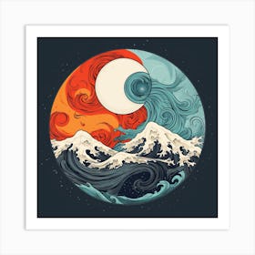 Yin Yang 21 Art Print