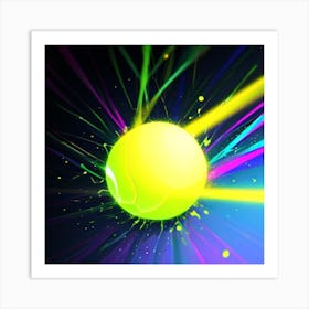 Tennis Ball Art Print