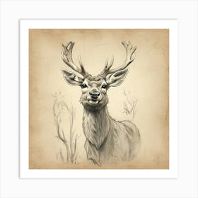 Stag! 1 Art Print