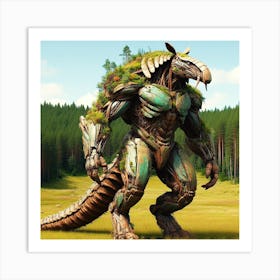 Mech Armadillo V2 Art Print