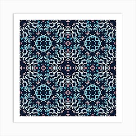 variety of multicolored squares 2 Art Print