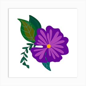 Purple Flower Art Print