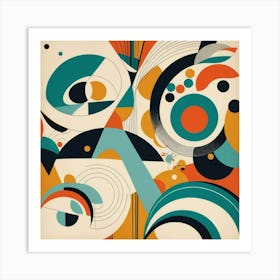 Default Mid Century Abstract Retros A Art 0 Art Print