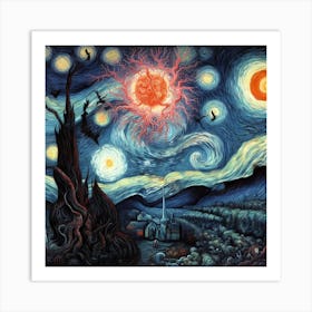 Starry Night 12 Art Print